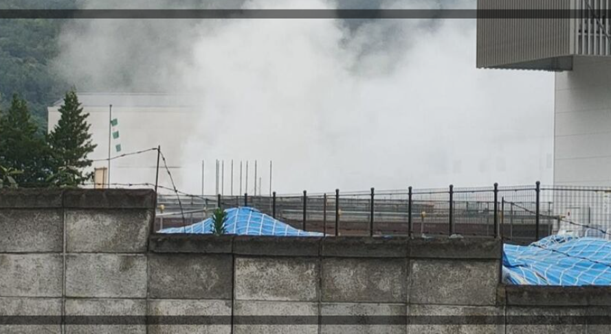 【火事】長野県上田市上丸子のシナノケンシで火災!画像まとめ(6/25) - yukidarumaのブログ